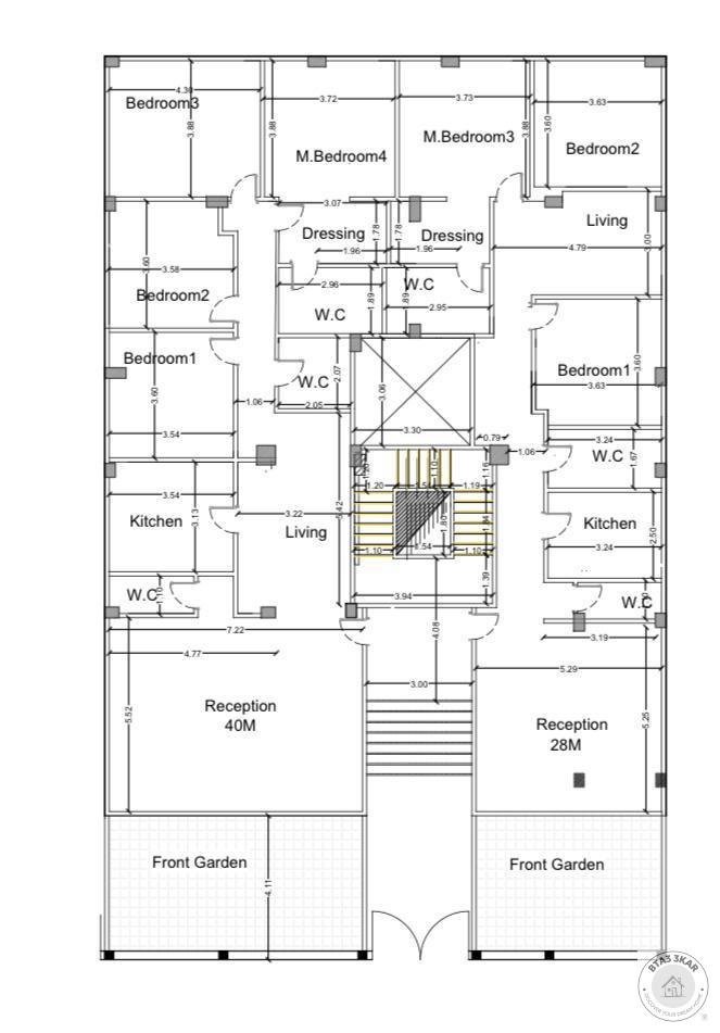 مشروع بالبنفسج فيلات خطوات من مسجد الامام الذهبي