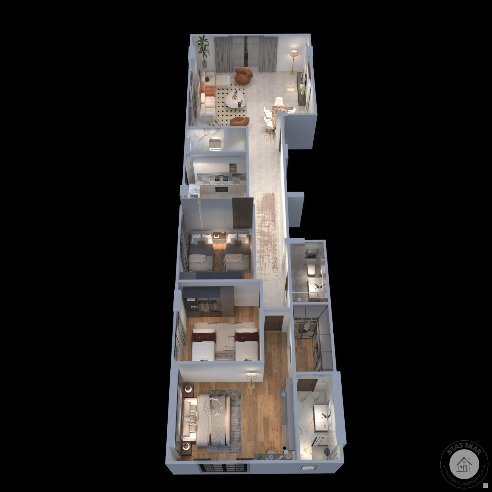 مشروع سكني بمنطقة غرب الجولف مربع الوزراء استلام فوري مساحات متنوعة