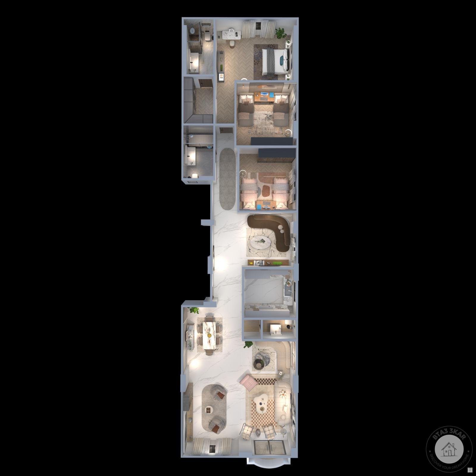 مشروع سكني بمنطقة غرب الجولف مربع الوزراء استلام فوري مساحات متنوعة