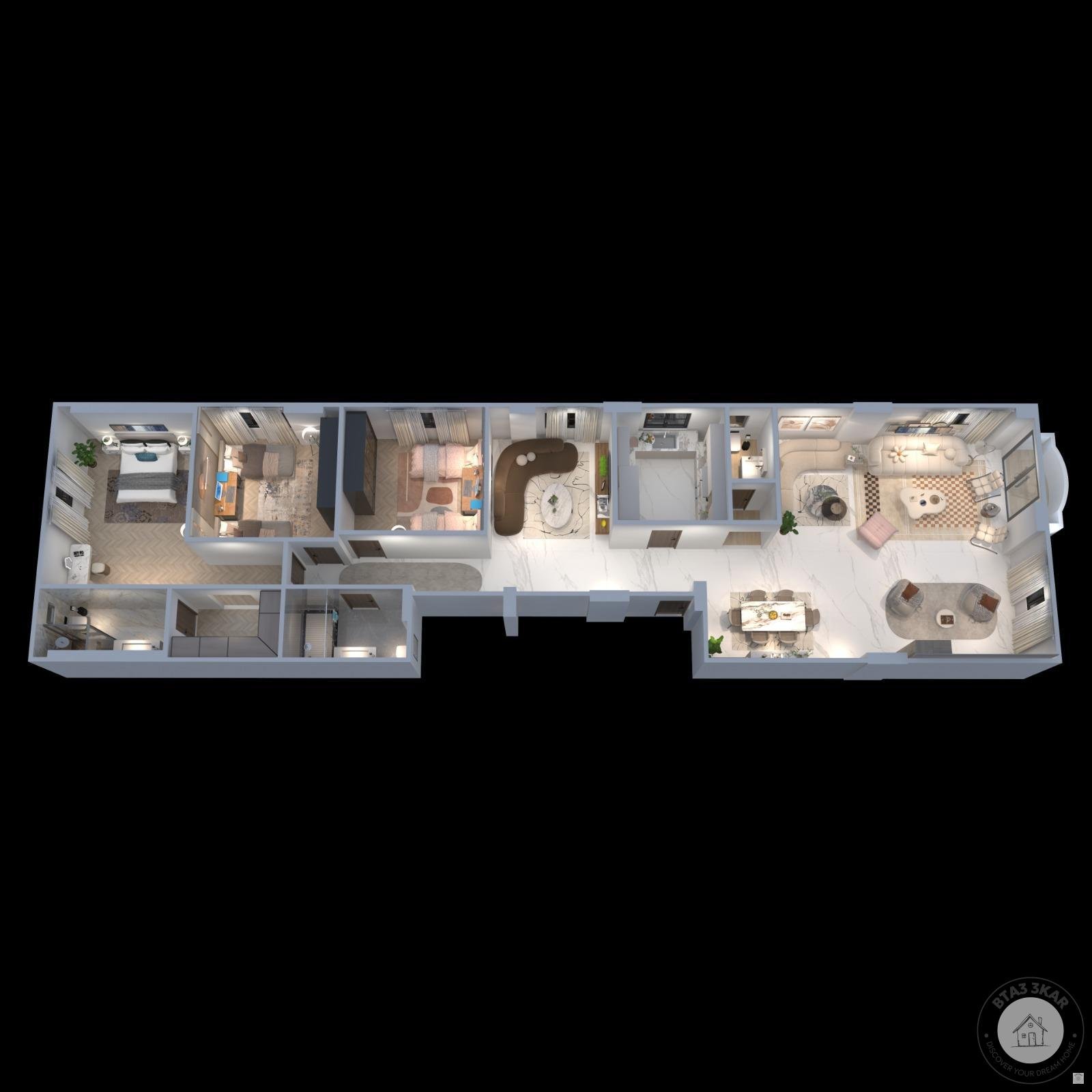 مشروع سكني بمنطقة غرب الجولف مربع الوزراء استلام فوري مساحات متنوعة