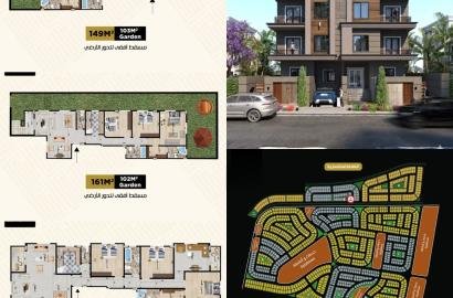 مشروع دبل فيو بمنطقة شمال الرحاب ادوار ومساحات متنوعة بسعر متر 27000