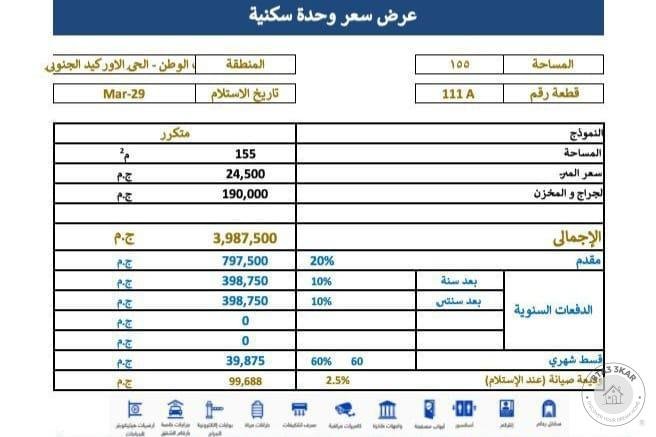 مشروع في حي الاوركيد بجانب Compound palm hills 🦅⚽