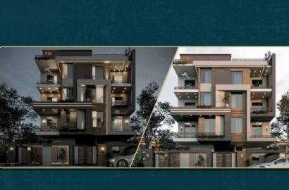 شقة دور متكرر بالنورث هاوس 📌تاني نمره من طريق السويس 165 م