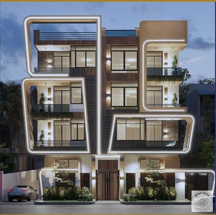 شقة دور متكرر بالنرجس الجديدة 165 مادوار متكررة