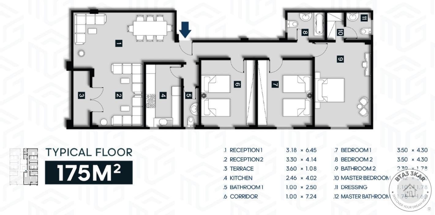 شقة دخلة مباشرة من محور محمد نجيب بالنرجس الجديدة خطوات من ش التسعين
