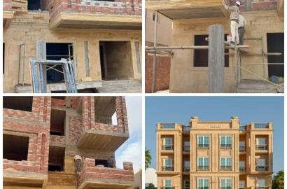 شقة دور اول بفيلات القرنفل 200 م