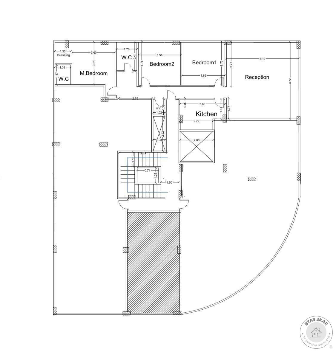 شقة دور ارضي 175 م  واجهة بانوراما على أجمل وأرقى حديقة بالياسمين