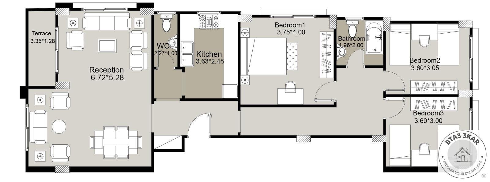 مشروع مميز في الحي التكميلي داخلة صريحة من ش التسعين امام كمباوند الاشرافية