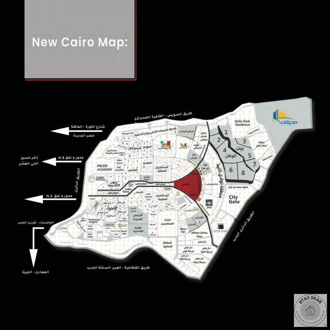 مشروع مميز باللوتس الشمالية مساحات مختلفة بانظمة سداد مرنة