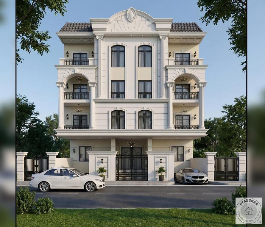 شقة في منطقه الاوركيد امام كومباوند بالم هيلز وماونتن فيو مباشرةً