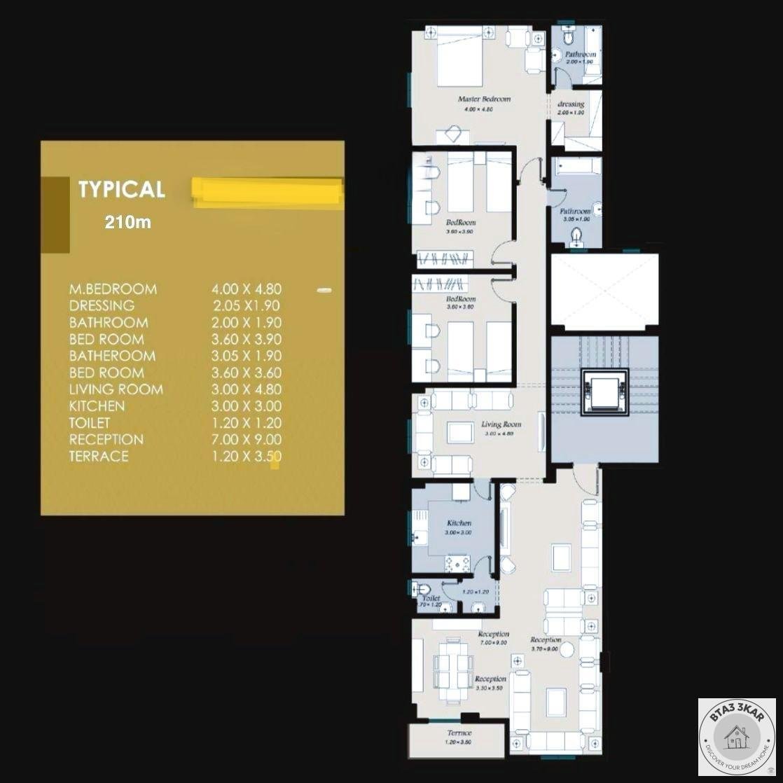 شقة لقطة في بيت الوطن الحي الرابع داخلة صريحة من شارع النوادي